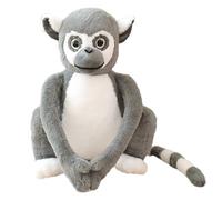 Simulated long-armed lemur plush doll,cute soft plush toy with long tail,big-eyed monkey stuffed animals rag doll plushies doll ornaments,hugging plush pillow,bed sofa throw pillow