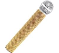 Simulated Microphone Toy Microphone Sing Machine Toy Pretend Microphone Performace Photo Prop for Birthday Party Favors