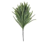 Simulated Norfolk Pine Needle Single Branch Simulated Green Plant Decoration Garland Faux Greenary Branches Crafts Wreath