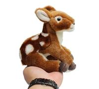 Simulated Sika Deer Plush Doll Animal Fawn Toy Soft And Cute 's Accompanying Gift Home Ornament