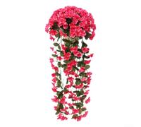 Simulated Silk Violet Flower Basket Bunch, Lifelike For Wall Decoration for Weddings, Living Rooms, Offices, and More (G)