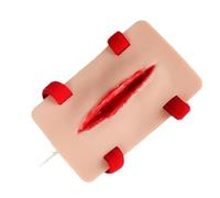 Simulated Skin Wound Surgical Suture Practice Model Wound Bleeding Control Practice Trainer Model Teaching Aid Simulation Pad