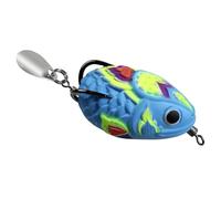 Simulated Soft Frogs Baits Blackfish Fishing Lures 4.5cm PVC Baits With Double Hook 5 Color Optional Lure