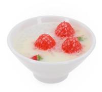 Simulated Sorbet Cake Model Ice Cream Food Decoration for Home Decor, Bakery Display and Children's Role Play Games, Realistic PVC For Mate(4)