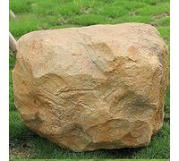 Simulated Stone Decoration Concealed Pipe Access Cover, Large-Scale Design, 147.2 x 20.5 x 13 inches, Grey