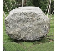 Simulated Stone Decoration Concealed Pipe Access Cover, Large-Scale Design, 147.2 x 20.5 x 13 inches, Grey