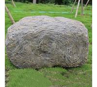 Simulated Stone Decoration Concealed Pipe Access Cover, Large-Scale Design, 147.2 x 20.5 x 13 inches, Grey