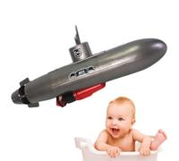 Simulated Submarine Educational Model - 18 Cm Electric Diving Toy With Accessories, Non Remote Design | Children Bath Water Play Learning Fun With Surfacing And Diving Action