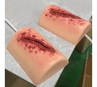 Simulated Trauma Model, Stop The Bleed Practice Kit For Medical Education, Bleeding Simulation Wound Model, First Aid Emergency Practice, Military Trauma 2Pcs