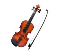 Simulated Violin Kit Musical Instrument for Beginners Adjustable Strings Exquisite Workmanship Ideal Music Practice Performance Props Gifts