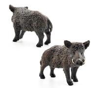 Simulated Wild Pig Figure - 3D Boar Toy Model, Realistic Animal Display, Educational Wildlife Learning Collectible for Curious Discovery | Kids Birthday, Classroom Activities, Party