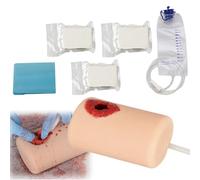 Simulated Wound Hemostasis Model, With Compression Gauze, Waterproof Pad And Infusion Bag, Wound Packing And Tourniquet Trainer Kit, For Practising Classes