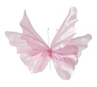Simulation 3D Butterfly Decoration Props for Weddings with Intricate Detailing and Lightweight Construction for Easy Arrangement (Pink)