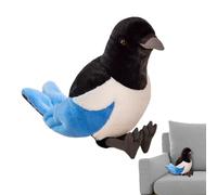 Simulation Bird Toy - Soft Cuddly Doll, Stuffed Animal Magpie | Educational Nature Learning Collection, Adorable Playtime Companion Holiday Kids Decorative Room Display