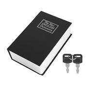 Simulation Book Safe Box,Tangxi Black English Dictionary Safe Box,Storage Case with 2Keys for Money Jewelry Love Letters Secret Diaries Love Gifts Collection