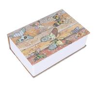 Simulation Book Safe Storage Box, with Code Lock Hidden Money Cash Jewelry Security Lock Case for Home Office Jewelry Passport (801 Small Password)