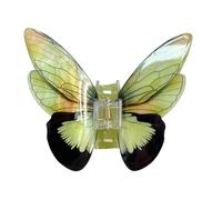 Simulation Butterfly Elegant Hair Claw Barrette Acrylic Hair Accessory For Girls Spring Clamp