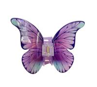 Simulation Butterfly Elegant Hair Claw Barrette Acrylic Hair Accessory For Girls Spring Clamp