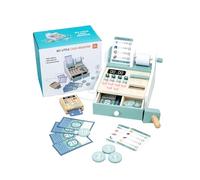 Simulation Cash Register - Children Toy Set, Shopping Experience, Learning Activity Organizer, Portable Play Cashier | For Hands On Counting Pretend Store Games And Early Cognitive Development