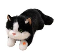 Simulation Cat Plush Doll, Interactive Sound, 1x, Realistic Cat Plush, Soft Kitty Doll, Animal Design, Kids Nursery Decor Bedroom Living Room Dorm Birthday Christmas Party Favors