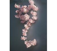 Simulation Cherry Blossom Rattan Door Lintel Wreath Wedding Flower Strip Road Leading Arch Door Household Refrigerator Water Pipe Window Decoration Wreath Ring Autumn Decorations