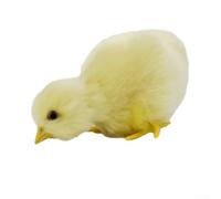 Simulation Chicken Plush Toy for Home Decoration, Office Display, or Storytelling Activities Adorable Addition for Easter Themes (Bow chick)