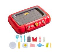 Simulation Cooking Toy - Gourmet Kitchen Game Set, Present Utensil Box with Accessories, Durable Safe for Role Learning, Simulation Cooking Toy Girls 3 Years Old Small