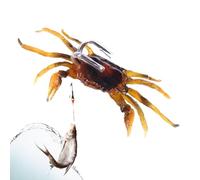 Simulation Crab Bait - Fishing Soft Bait Crab, Simulation Crab Soft Bait with Pointed Bait, Artificial Fishing Lures, Anti-Hanging Design, Good Sinking and Sinking
