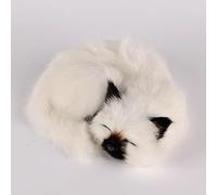 Simulation Cute Plush Toys Home Furnishings Animal Car Furnishings Models 's Gifts(White)