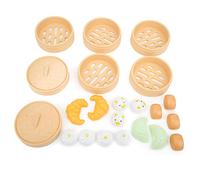 Simulation Dessert Model Toy Educational Kitchen Playset for Kids Pretend Play with 22PCS 46PCS or 84PCS ABS Food Toys for Toddlers Preschoolers Boys Girls Birthday (22pcs Set)