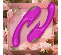 Simulation Dildo Massager with 12 Frequency Vibration Mode G-Spot Stimulator, USB Rechargeable and Ultra-Silent Vibrator, Adult Masturbator Sex Toy