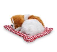 Simulation Dog Stuffed Toy Plush Sleeping Doll, Perfect Holiday All Ages (Huang Bai knows how to call a puppy)