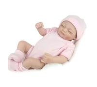 Simulation Doll Bath Soft Baby Toy for Game Time for, Lovely Doll Reborn for Early Education, 28 Cm