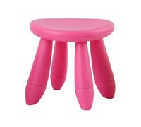 Simulation Dollhouse Miniature Stool Chair Dollhouse Decor Rose Red 3.7x3.5 cm