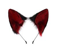 Simulation Ear Shape Hair Hoop Cute Hair Holder Rave Halloween Cosplay Party Costume Headwear For Children Women Plush Headbands For Women For Live Broadcast Headbands For Professional Headband
