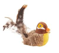 Simulation Flying Bird - Cat Toy with Tweeting, Beat Motion Plush Bird, Realistic Design, Small Toys 14cm, Light Cat Play | O Toy