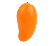 Simulation Fruit Models 12Pcs for Table Centerpiece(161 yellow mango) | 12 pieces total, 10 fruit varieties, lifelike colors, plastic material, long-lasting use