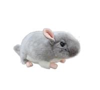 Simulation Gray Doll Cute White Plush Toy Big Mouse 's Gift Soft And Cute Doll(Gray)
