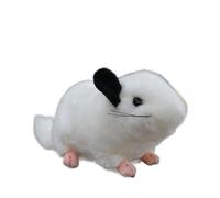 Simulation Gray Doll Cute White Plush Toy Big Mouse 's Gift Soft And Cute Doll(White)