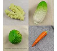 Simulation Green Food Model for Photography Lifelike Fake Vegetable for Harvest Decor and Classroom Learning (9)