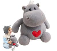 Simulation Hippo Plush Toy - Plush 13.78 Inches High | Soft Decorative Ant Sofa Cushion,Animal Toys Cute Pillow | Girlfriend Mom Anniversaries Valentines Birthdays