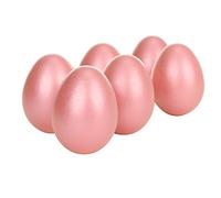 Simulation Home Toy Wooden Eggs 6pcs Set for Play Perfect for Easter Activities and Role-Playing Household Toy Kids Educational Development (One Size)