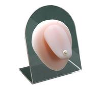 Simulation Human Tongue Model - Flexible Silicone Piercing Mannequin for Acupuncture, Science Study(With stand)