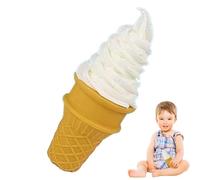 Simulation Ice Cream - Mini Kid Cones Realistic, Dessert Display Toy Set, Shop Props Home Store Use | Pretend Enticing Play Sweet Food Model Party Learning Teaching Kit Set Gift Box Pack