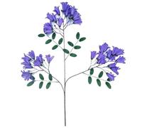 GOHAPY Simulation Jacaranda Tree Branch 50 * 64cm, Purple Artificial Hydrangea Flower, Long-lasting Deco Fake Floral 1pc(Deep purple)