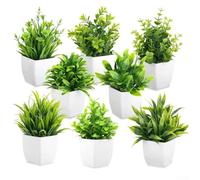 Simulation Lavender Plant with Eucalyptus Perfect for Home or Office Decor, Bringing Nature's Beauty Indoors with Ease (F)