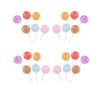 Simulation Lollipop Brooch for Boys and Girls 60Pcs Creative DIY Materials | Lightweight Novelty Charms for Phone Decoration, Cosplay Costume Use, Pretty Design, Adorable Finish
