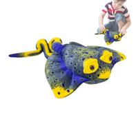 Simulation Manta Ray Plush Toy | Cartoon Sea Creature Stuffed Animals - Comfortable Stuffed Manta Ray Dolls for Home, Living Room, Bedroom