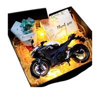 Simulation Miniature Alloy Motorbike 1:12 For Kawasaki Ninja 400 Alloy Sports Motorcycle Model Diecast Street Race Motorcycle Model Memorial Gifts Holiday Toy Collection(Gray)