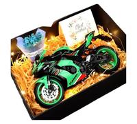 Simulation Miniature Alloy Motorbike 1:9 For New Kawasaki ZX-10R Alloy Motorcycle Model Scene Display Ornament Vehicle Adult Audiophiles Boys Holiday Toy Collection(green)